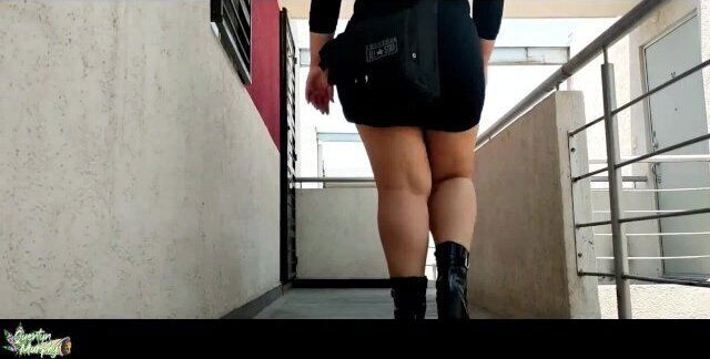 He finds me masturbating in his room, he gets excited when he sees me and we end up fucking.