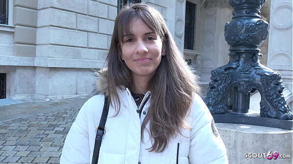 SKINNY Long Legs Teen Charmelle Pickup Rough Casting Fuck GERMAN SCOUT