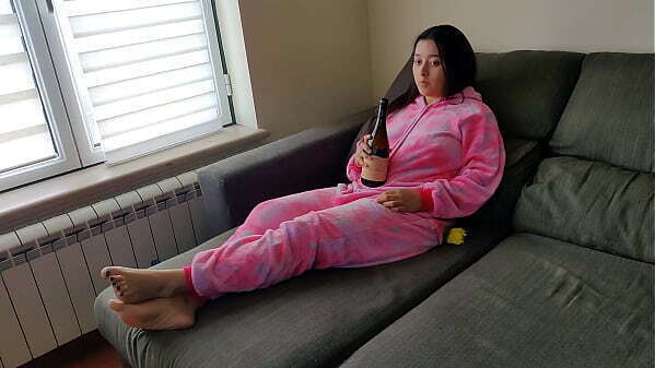 Using dizzy stepsister filling with sperm