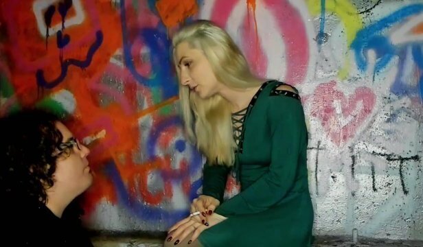 Human Ashtray Loves the Taste of My Cigarette: Under a Bridge in the Rain