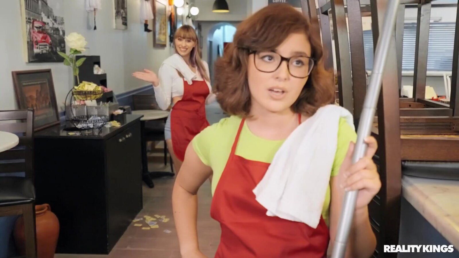 Appetizing lesbos strapon thrilling porn video