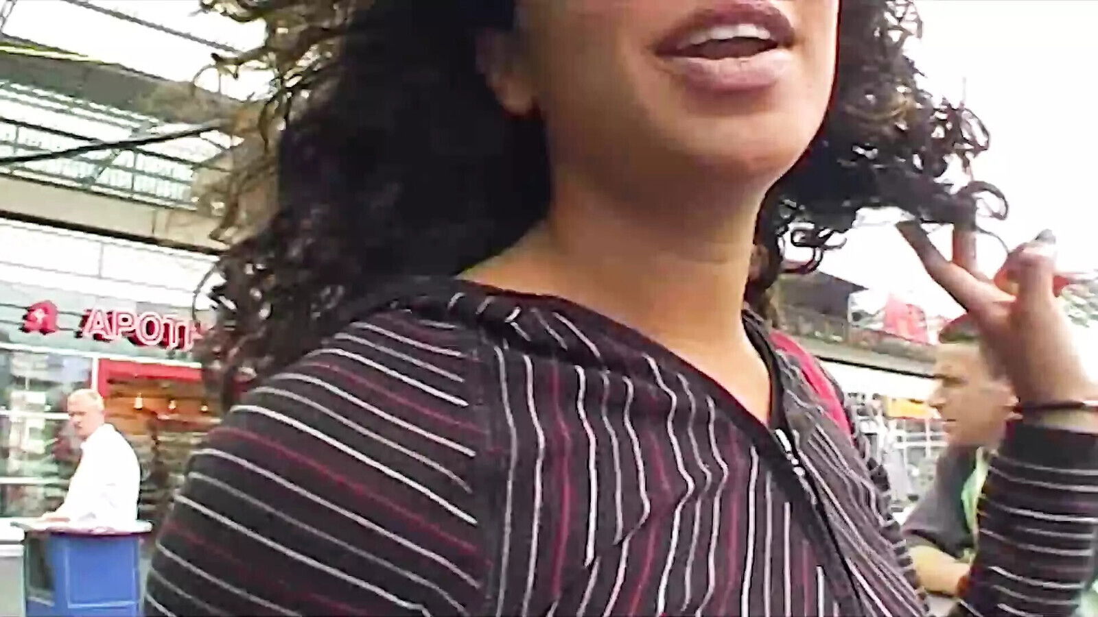 Dark haired German gets shaved pussy smashed