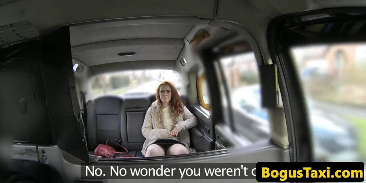 British ginger taxi fucked juicy