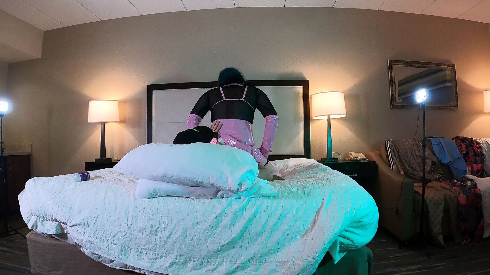 Trans Woman with HUGE Fucked Reverse Cowgirl