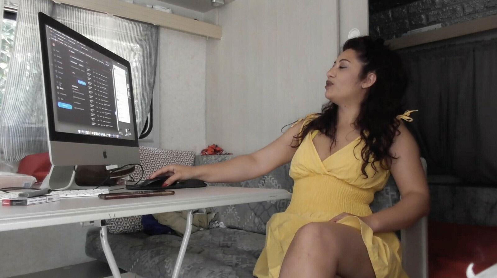 Camping masturbation camper