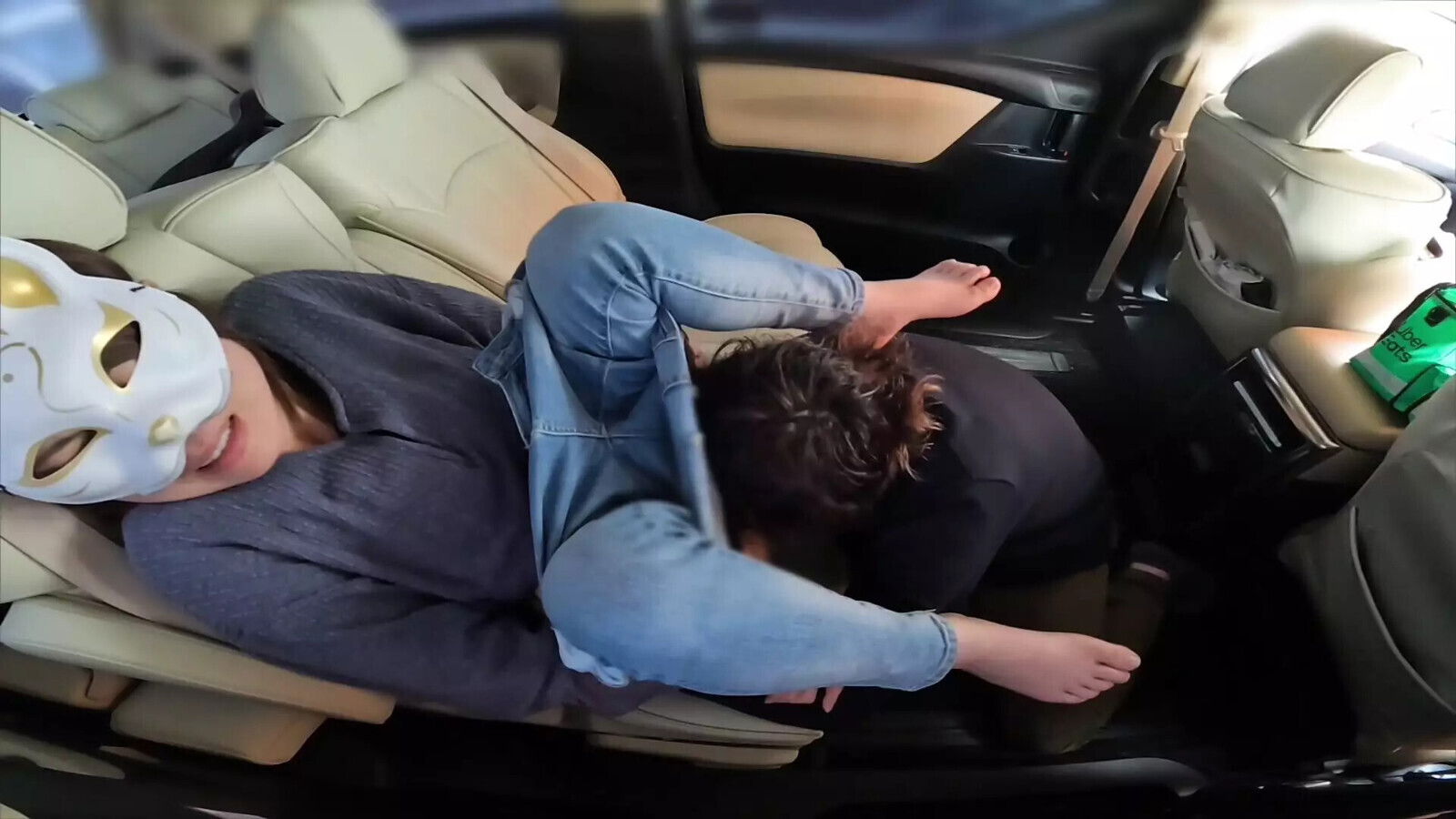 Using sperm ejaculated mouth like lotion Nakadashi