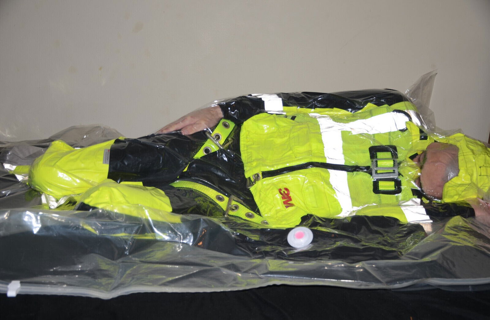 VacPacked hiviz coveralls Kevlar Vest Hiviz Vest Harness