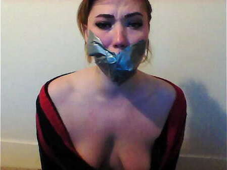 Loving Porn Slut Misha Mayfair Herself With Dirty Socks Duct Tape!