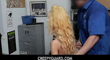 CreepyGuard Caught Teen Fucked Before About Steal Sadie Hartz