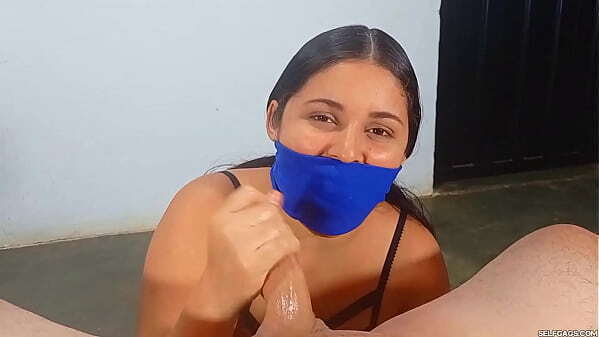 Latina Amateur Gives Gagged Handjob Like With Facial Cumshot