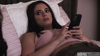 Petite brunette fucked stepcousin