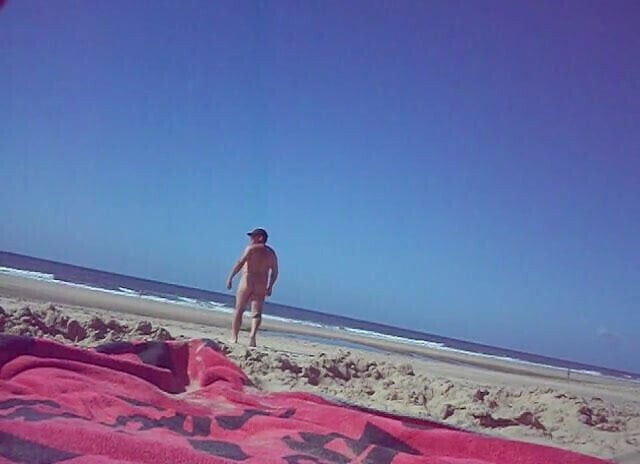 lilian77 chastity belt beach