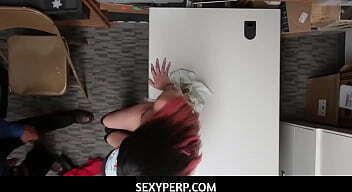 SexyPerp - Thief teen Takes Officer'_s Cock Deep - Angel Del Rey