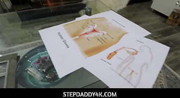 StepDaddy4K - Stepdaddy Teaches Teen Biology- Leia Rae