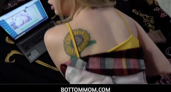 BottomMom Banging teen stepsister MILF stepmom watching