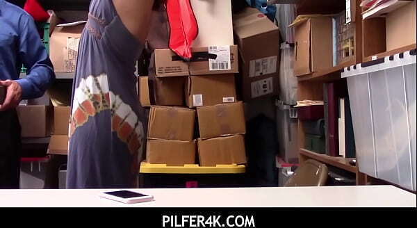 Pilfer4K Teen Latina Tiny Love Caught Stealing Fucked Security Guard