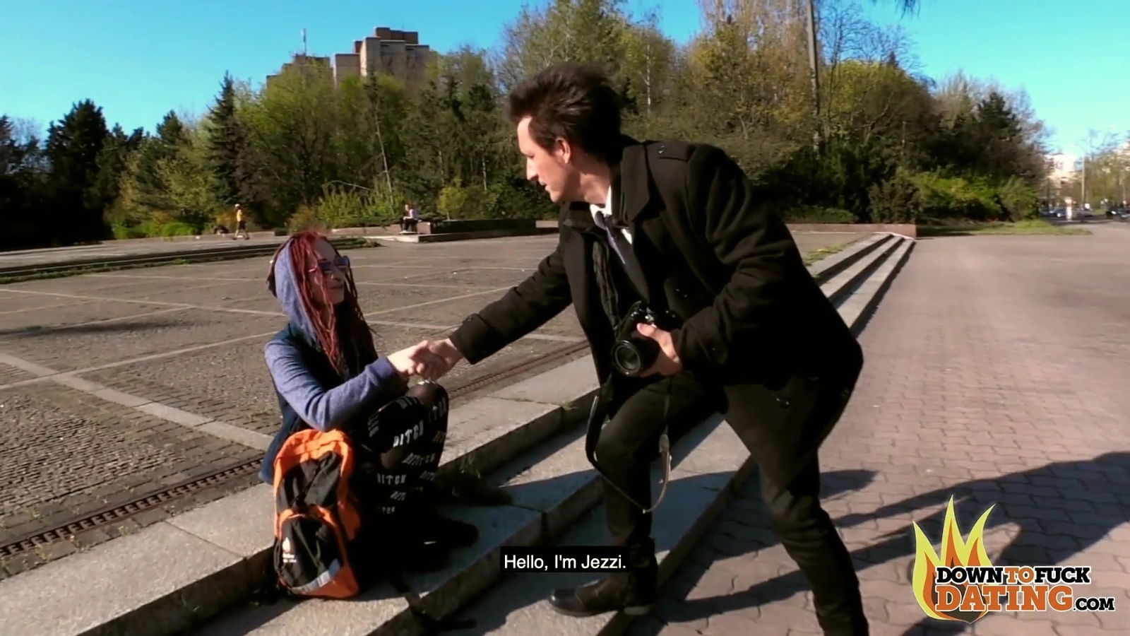 Jezzi enjoys while getting fucked hard dirty hubby