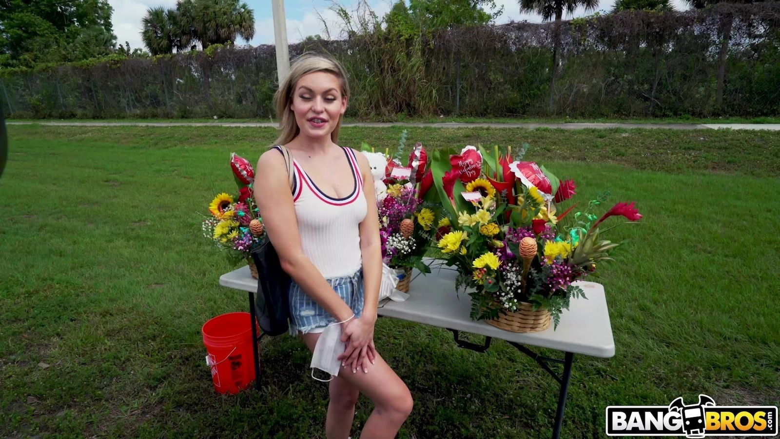 Angel Aurora with natural boobs gets fucked missionary