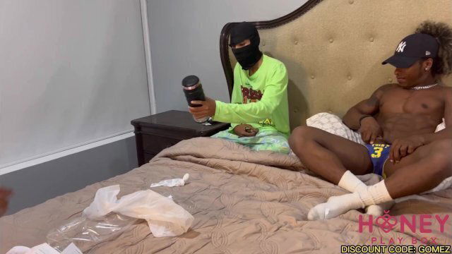 Stepmom caught stepson friends playing with warrior then fucks them. HoneyPlayBox