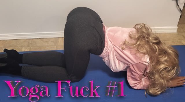 Yoga Student Tight Yoga Pants Gets Pussy Stretched Teacher