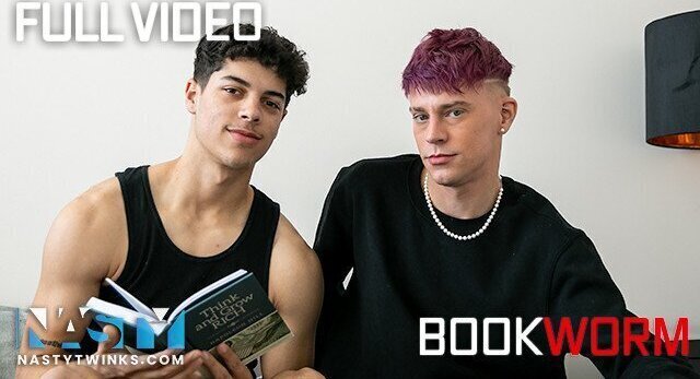 NastyTwinks Bookworm Harley Xavier, Jordan Haze Step Brothers Play While Mom's Full