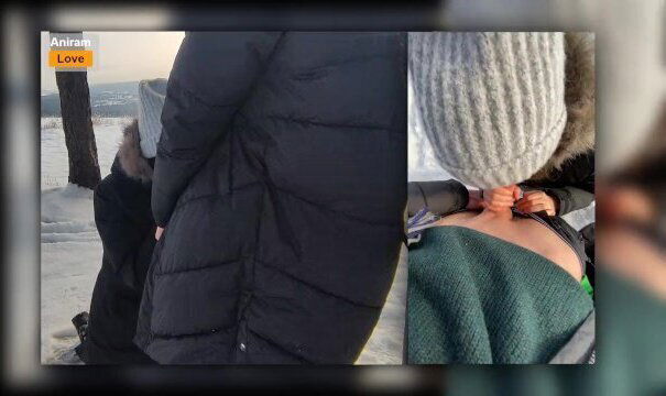 Blowjob from a cute stranger at ski resort, Meow:3