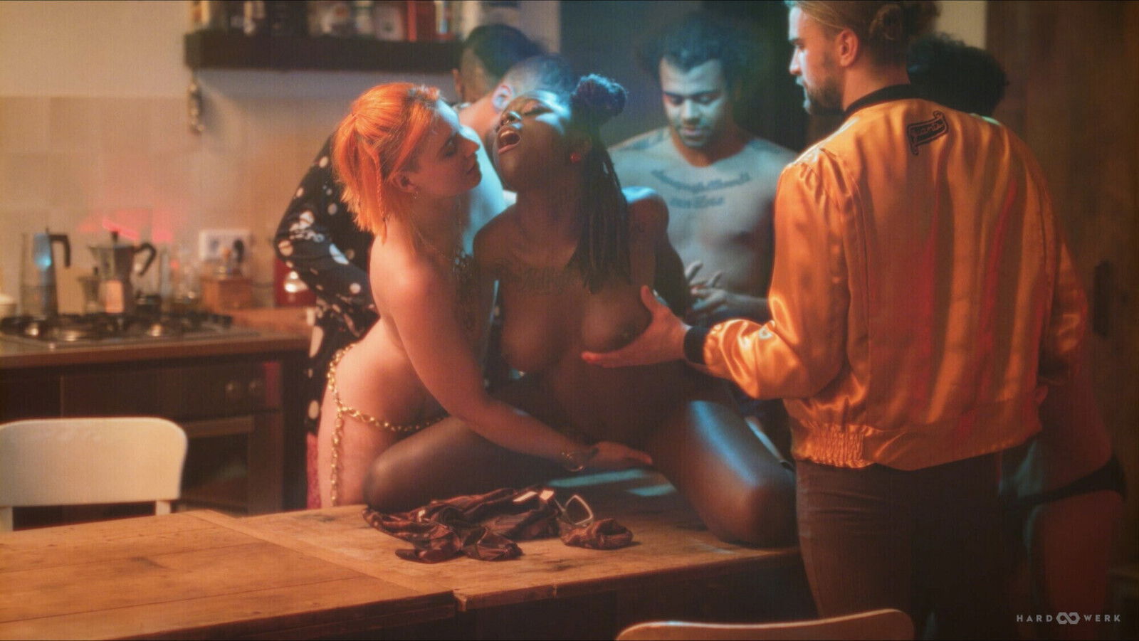 Making Beer Loving with Bangers Behind Scenes Gangbang HardWerk