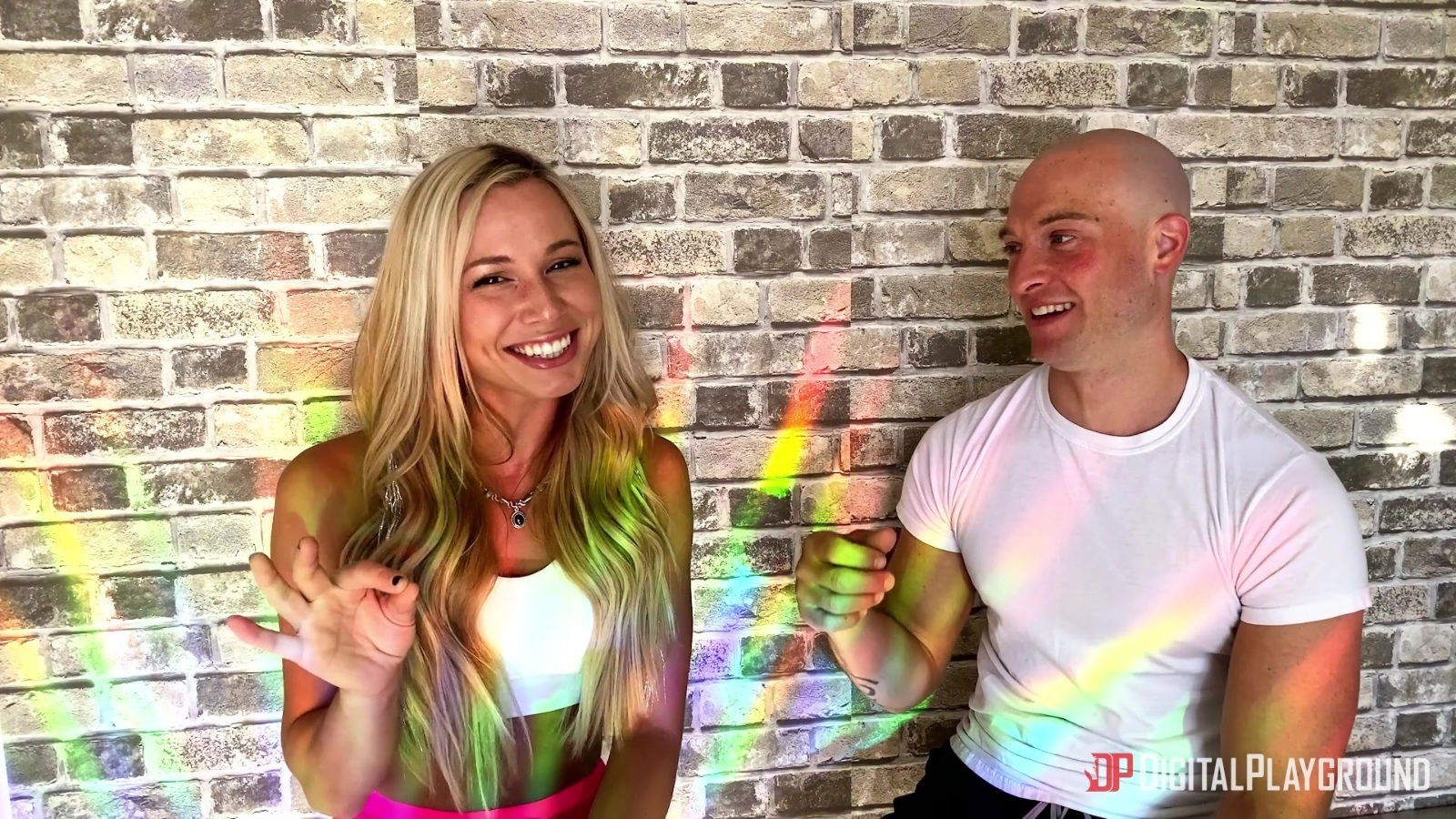 Blonde Aidra enjoys while being fucked boyfriend