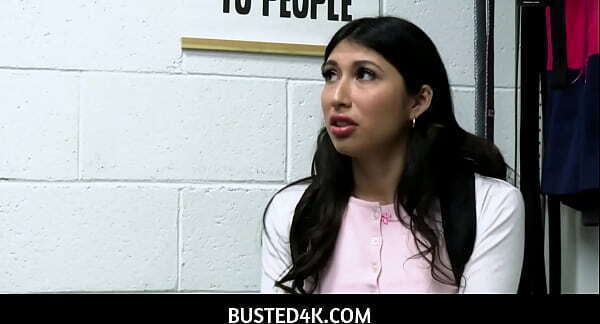 Busted4K Sorority Teen Caught Shoplifting Cavity Searched &amp_ Fucked Loss Prevention Officer Penelope Woods