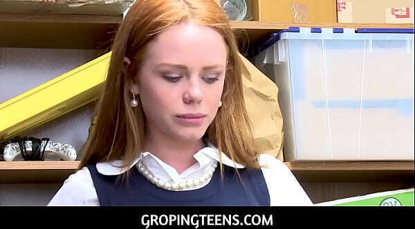 GropingTeens Lovely Redhead Sucking Huge