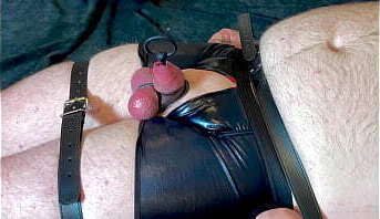 Cruel punishment for his small cock