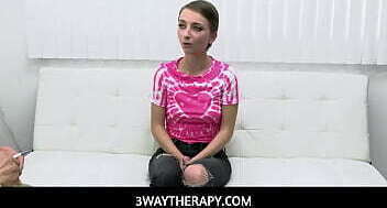 3WayTherapy Tiny Teen Fucked Orgasm Therapist During Session Macy Meadows, Tommy Gunn