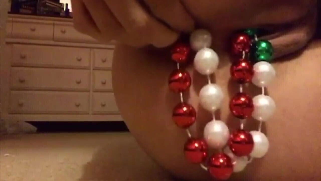 double christmas beads