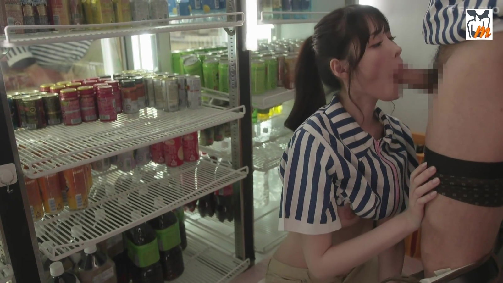 Convenience Store Night Shift Acme With Sticky Caress Hate With Hashimoto Arina Arin