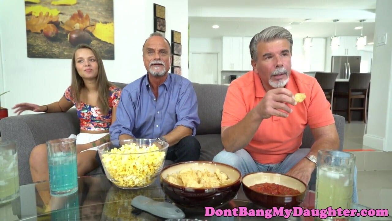 Pussylicked teen doggystyled by older friend