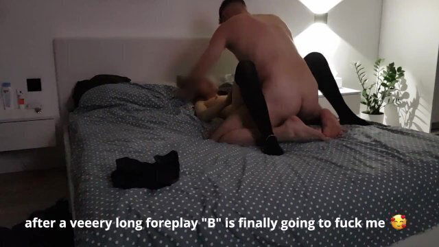 Wife romantically making with lover while hubby films watches them