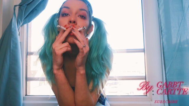 Smoking fetish with tinny girls .CLOSE