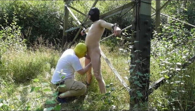 Outdoor fun with slave, Part 1