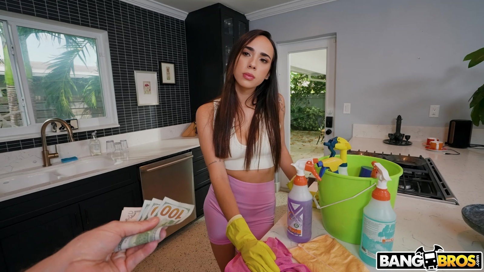 Gaby Ortega moans while getting penetrated boyfriend