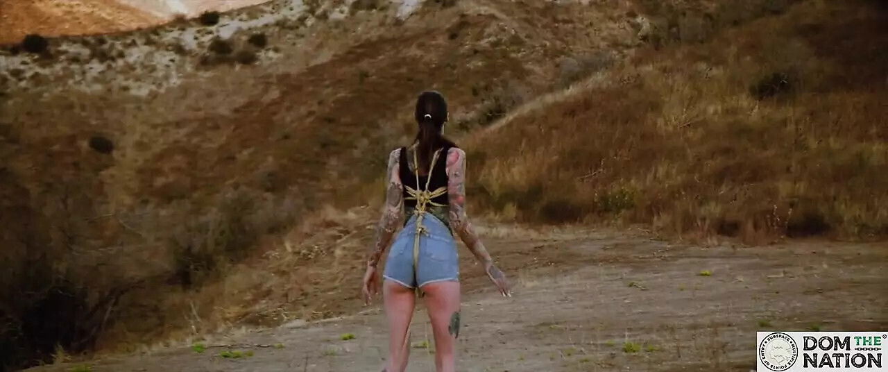 Hard domination with bondage flogging Rocky Emerson California desert