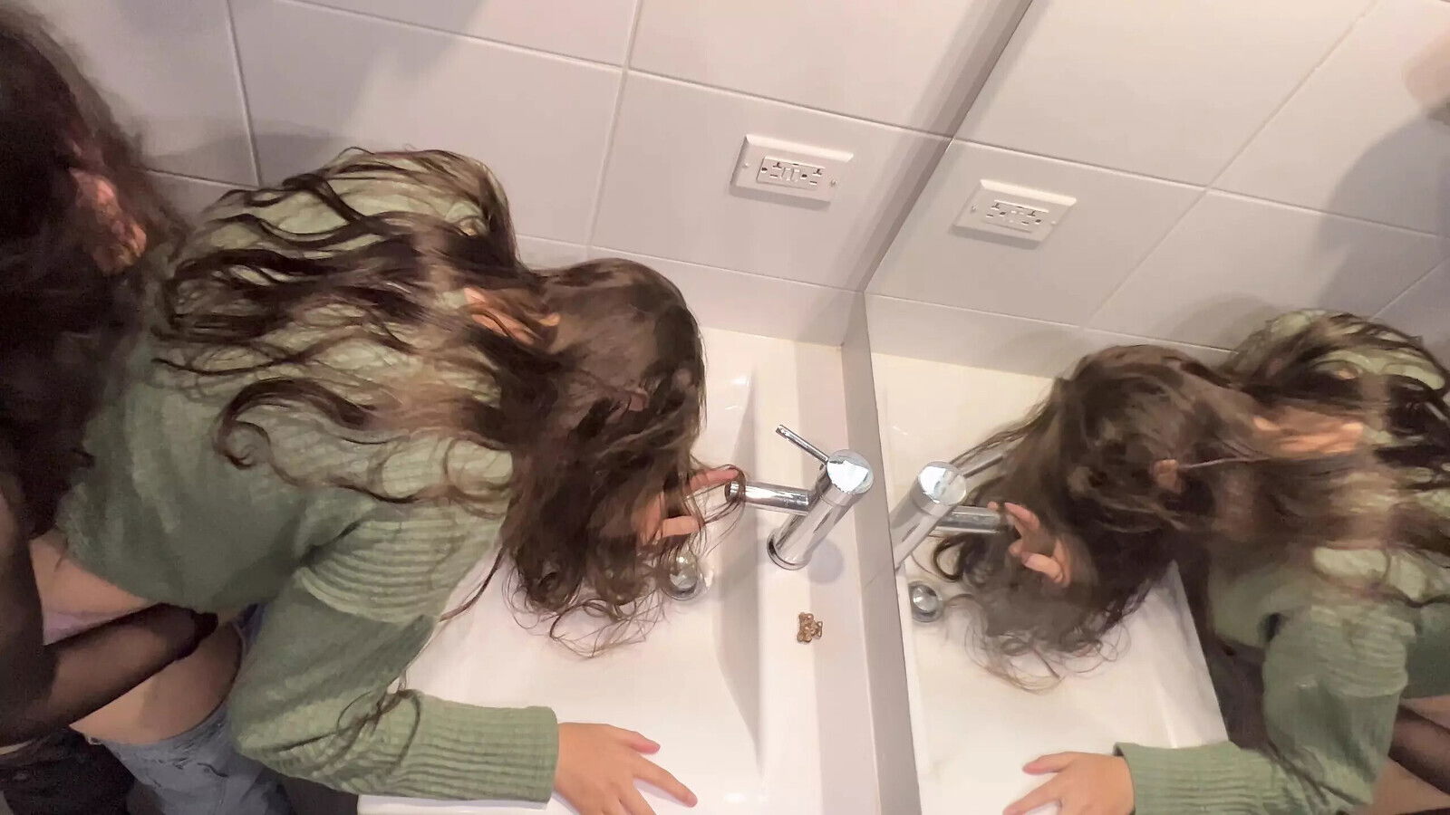 bathroom family party