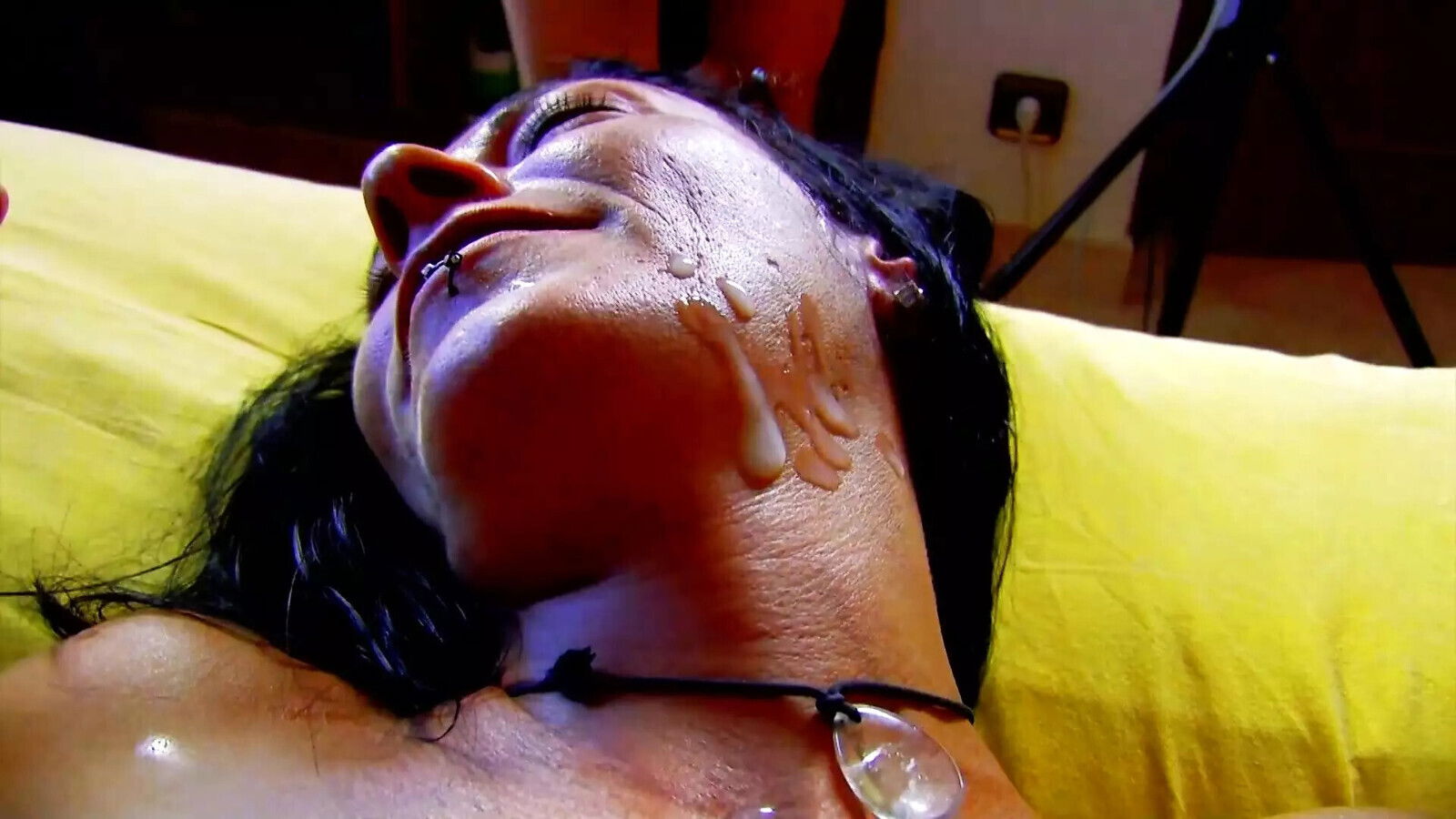 Small titted German slut taking deep inside muff