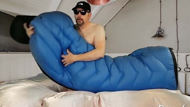 Humping Haglofs Down Sleepingbag
