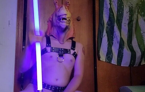 Slave Leia Binks Bondage Harness