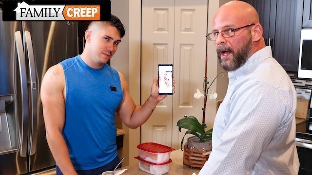 FamilyCreep Latino Jock Gets POUNDED STEPDAD'S MASSIVE