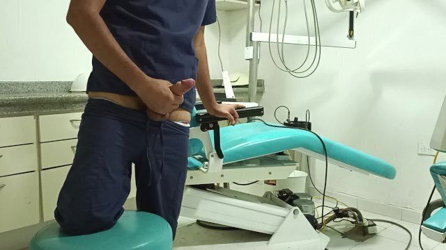 Handjob dentist's office full video