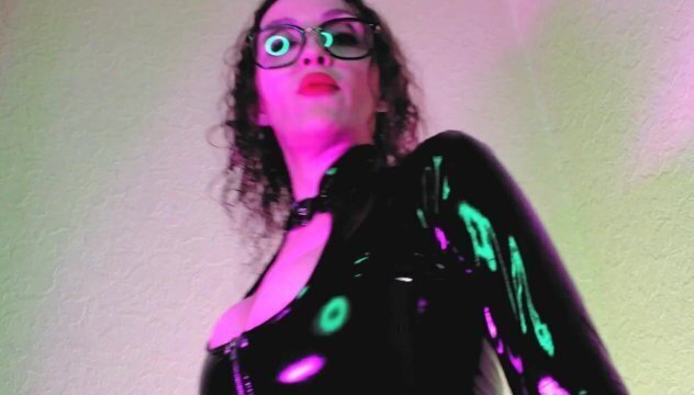 Fetish Mistress Dominatrix Latex Goddess Femdom Teacher Sexy Milf Vinyl BDSM Solo Glasses