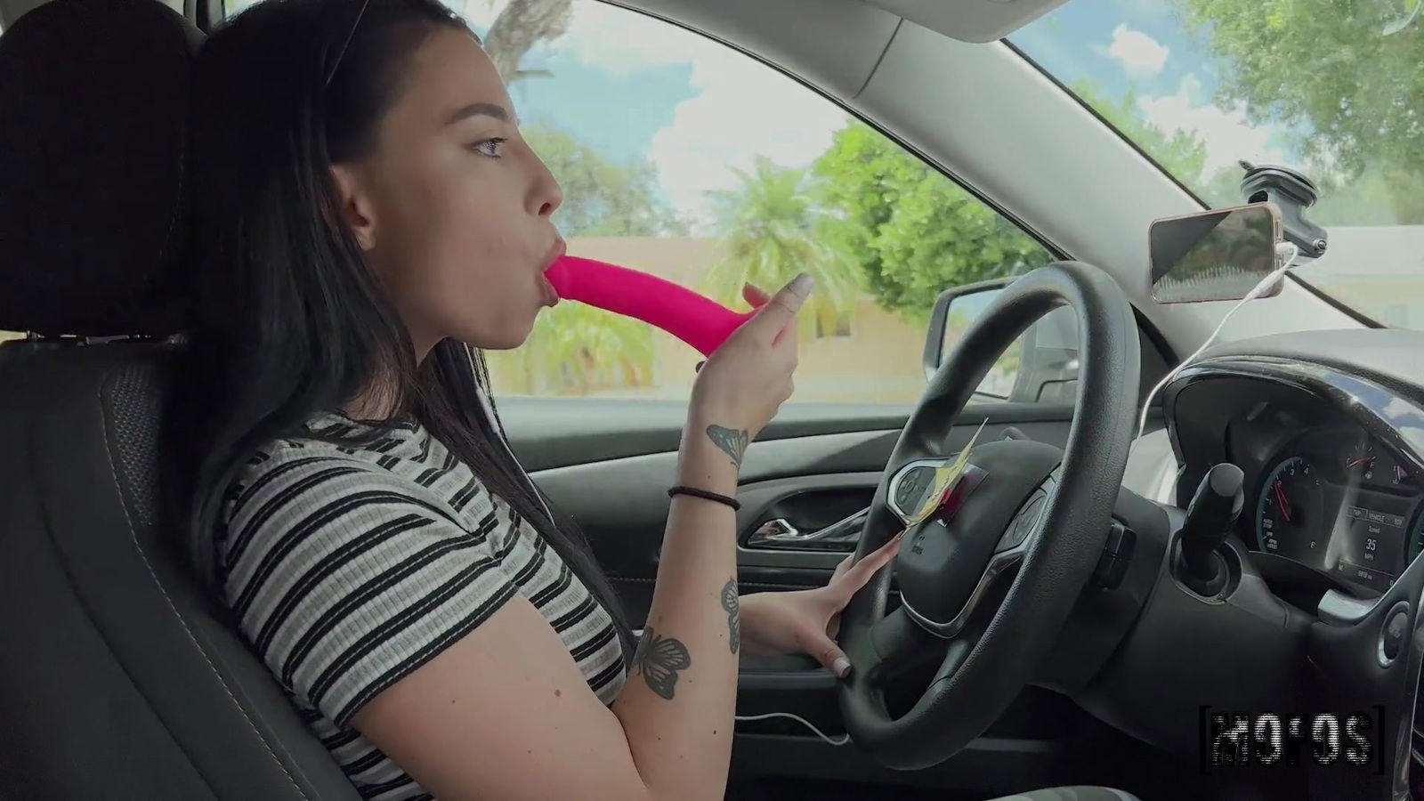 Brunette Gianna moans while getting penetrated