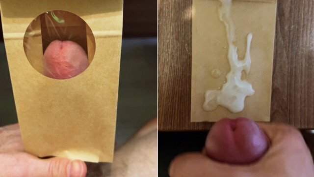 made package with sperm! Open your mouth
