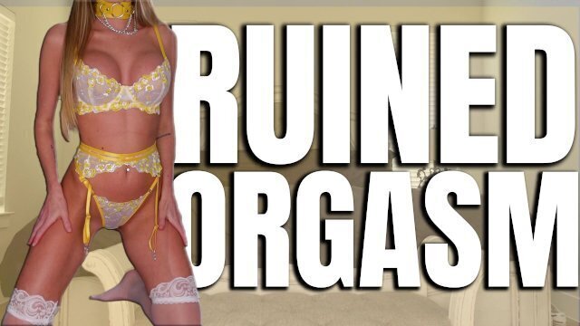 YOUR FIRST RUINED ORGASM FEMDOM FAKE